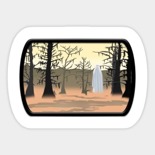 Swamp Ghost Sticker